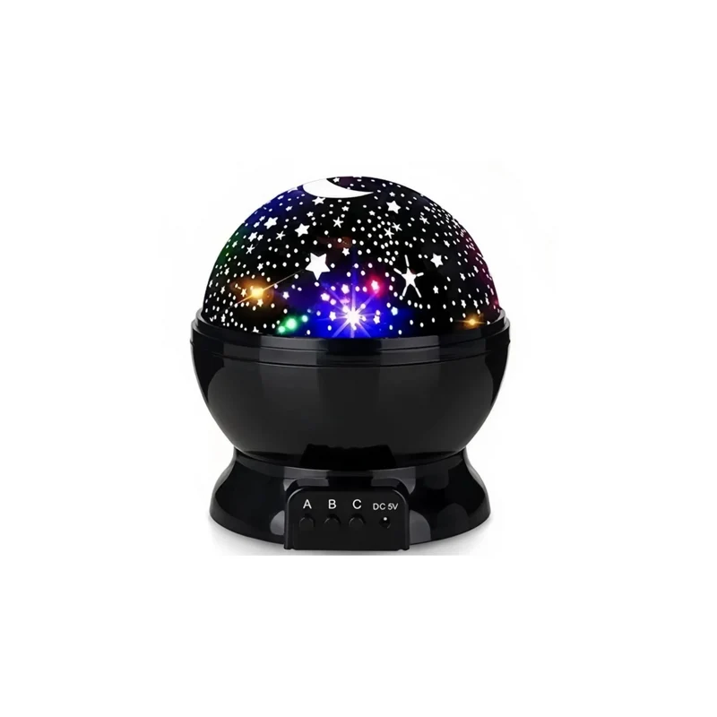 Projecteur Étoiles LED Rotatif Chambre Enfant, Cadeau Fun