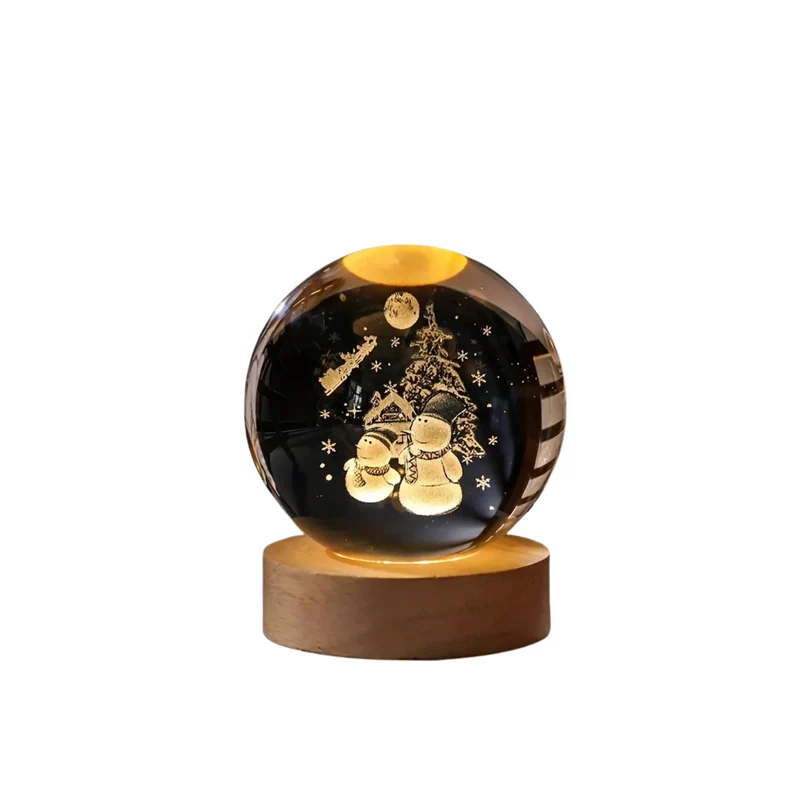 Projecteur Galaxie LED 3D Boule Cristal Saturne, Déco Chambre